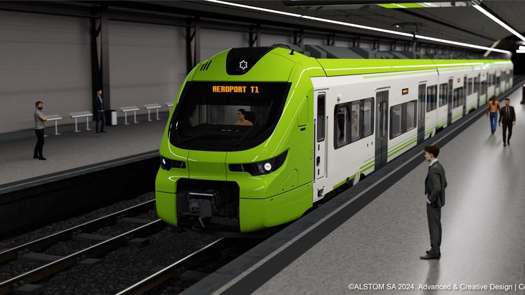 Trenes regionales Coradia para la conexión con el aeropuerto de Barcelona