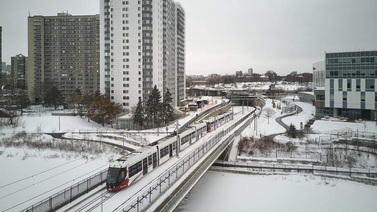 Light rail transit for Ottawa’s Confederation Line, Canada