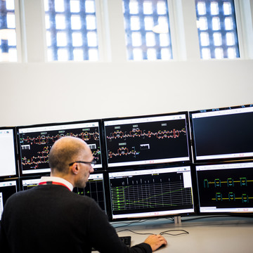 In the traffic control center, Copenhagen