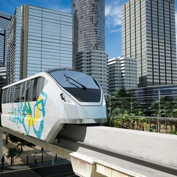 Innovia monorail system in greenfield city