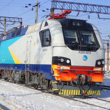 Prima T8 KZ8A electric freight locomotive for KTZ 