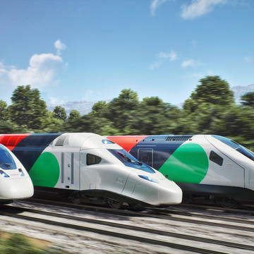 Avelia high-speed train range hero image