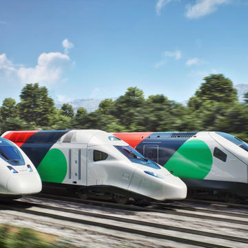 Avelia high-speed train range hero image