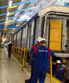 Chennai Metro Production – first train – Lapa site – Sao-Paulo - Brazil – April