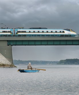 Pendolino train - Mariánské Lázně, Czech Republic