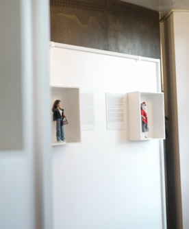 Copyright: ALSTOM Barbie doll displayed on wall