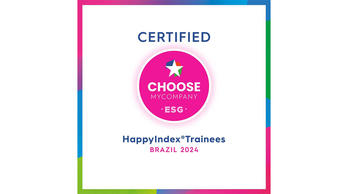 CERTIFIED CHOOSE MYCOMPANY ESG HappyIndex Trainees BRAZIL 2024 