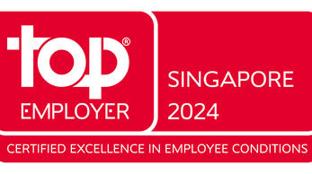 top EMPLOYER SINGAPORE 2024 - CERTIFIED EXCELLENCE IN EMPLOYEE CONDITIONS