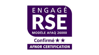 Engagé RSE Modèle AFAQ 26000 Confirmé ** AFNOR CERTIFICATION