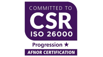 Committed to CSR ISO 26000 Progression Afnor Certification