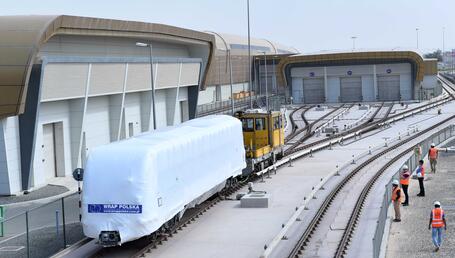 Alstom delivers first Dubai metro trainset on time