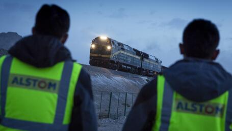 Last testing of the Alstom’s ITCS system before opening of a new station