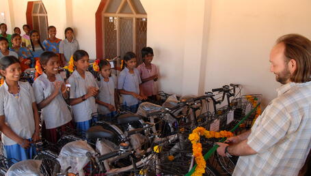 Boosting education in India: Bicycles that change lives,” Vicente Ferrer Foundation