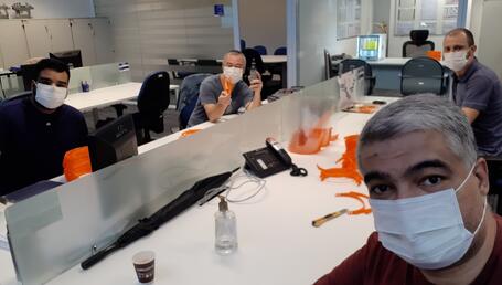 Face shields Brazil COVID 3D Printing