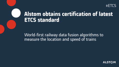 PR thumbnail Alstom obtains certification of latest ETCS standard EN