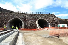 Adif Pajares tunnel work