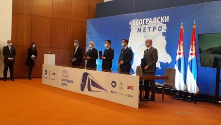 Signature MoU Belgrade metro system