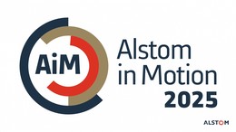 Alstom in Motion 2025 (AiM 2025) logo