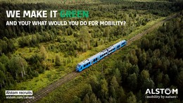 Copyright Alstom We make it Green - Alstom recruits