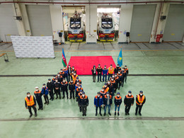 Flag off last loco for Azerbaijan