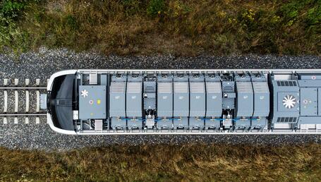 Coradia Continental BEMU bird's eye view