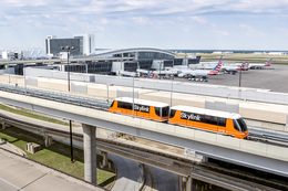 Orange SkyLink APM for Dallas Fort Worth airport 