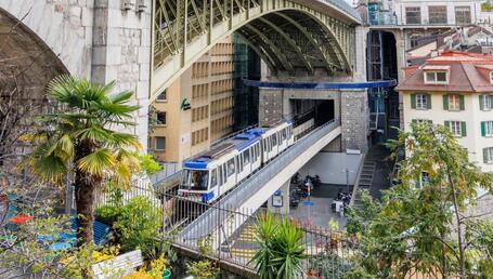 Lausanne metro. Copyright: tl