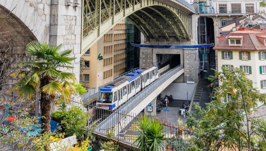 Lausanne metro. Copyright: tl