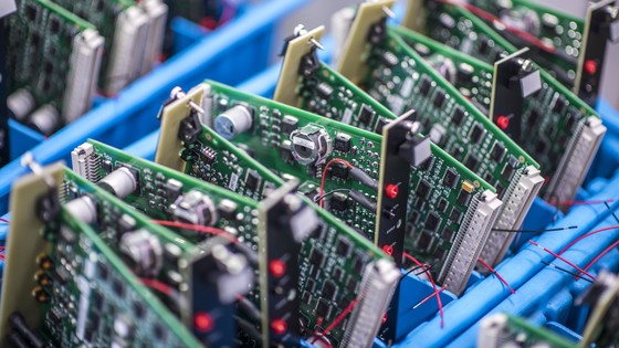 Electronic spare parts, Grain Valley, Missouri, USA © CAPA Pictures / Earl Richardson