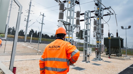 Electrical substation , high-speed line bypassing Nîmes and Montpellier, France © Alstom / TOMA – D. Richard