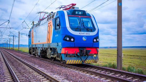 Copyright Alstom | A. Rustemov Prima M4 - KZ4AT Locomotive in Kazakstan