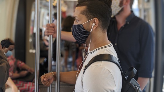 Copyright Alstom | Aldino Pavone Paris Metro passengers with face masks