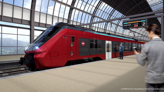 Copyright Alstom | Design&Styling Coradia Stream for DSB Exterior view