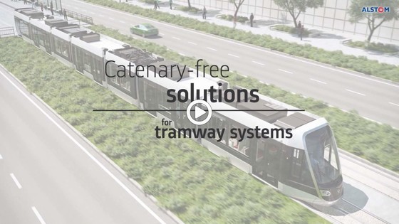 Catenary free solutions for better integration in the urban environment