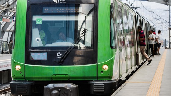 Lima subway at a station on line n°1 / @ALSTOM Transport / TOMA - David Richard