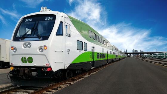 BiLevel double deck train for GO Transit