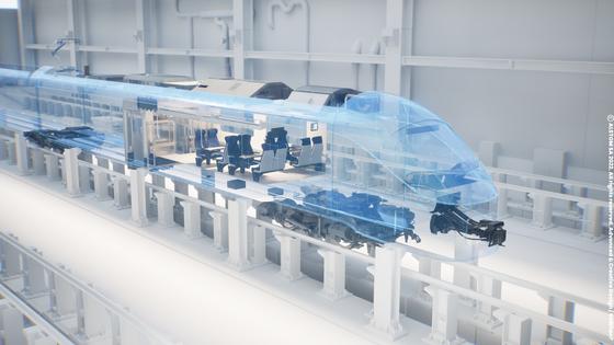 Snapshot Alstom virtual showroom
