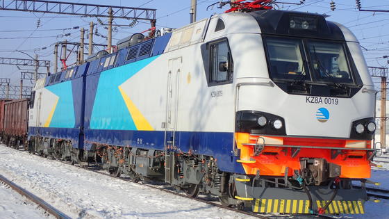Alstom / Vincent DOURTHE Prima T8 KZ8A electric freight locomotive for KTZ