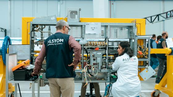 Copyright: ALSTOM SA 2023. Remko Smit Fez plant Morocco