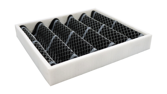 Copyright: Filtration Control Ltd Pleated multi-layer foam with frame