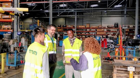 Alstom and Barcelona Tram CSR Project (Copyright Fundación Exit)