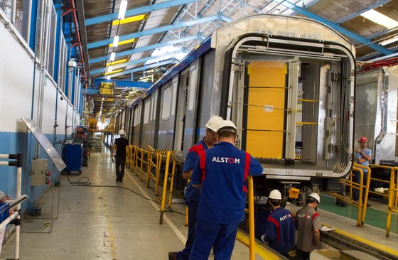 Chennai Metro Production – first train – Lapa site – Sao-Paulo - Brazil – April