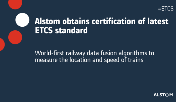 PR thumbnail Alstom obtains certification of latest ETCS standard EN