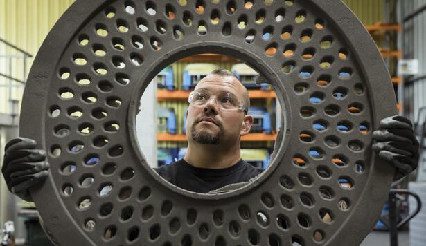 The core is a key element of the sand mould for making complex discs.