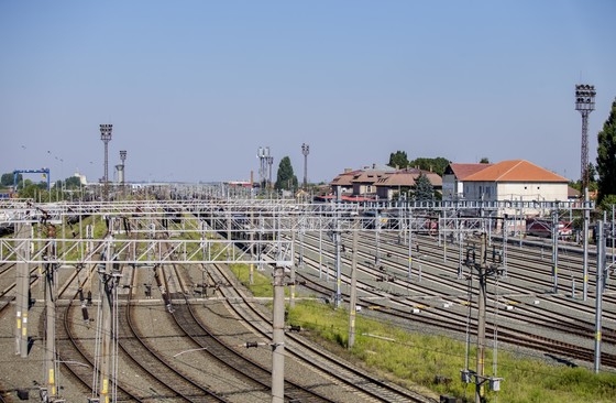 Curtici station, fully rehabilitated Romania