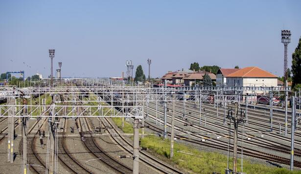 Curtici station, fully rehabilitated Romania