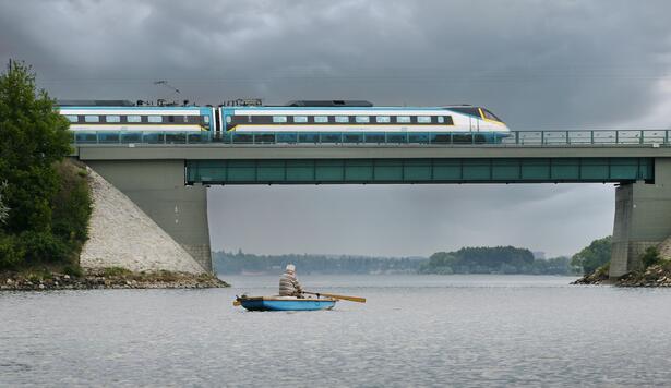 Pendolino train - Mariánské Lázně, Czech Republic