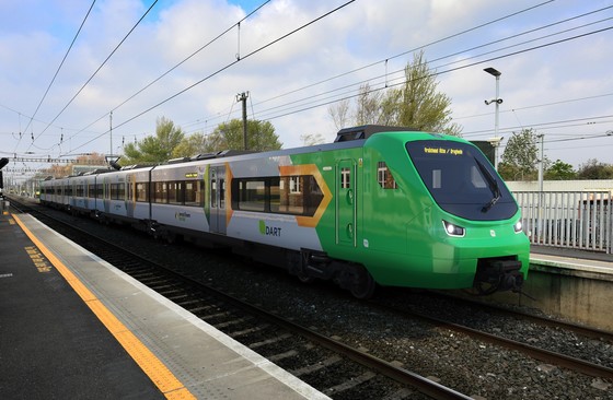 DART (Irish Rail) exterior view in station design image