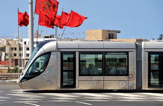 Profile view of the tramway Citadis in Rabat, Morocco.jpg