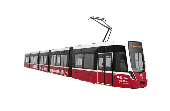 Alstom Flexity tramway for Vienna